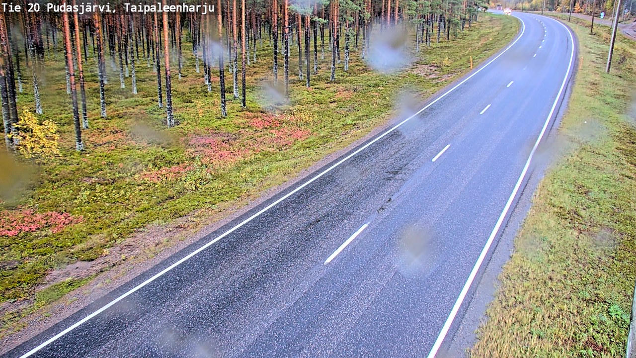 Kelikamerat Kuva Tie 20 Pudasjärvi, Taipaleenharju, Pudasjärvi, Pohjois-Pohjanmaa