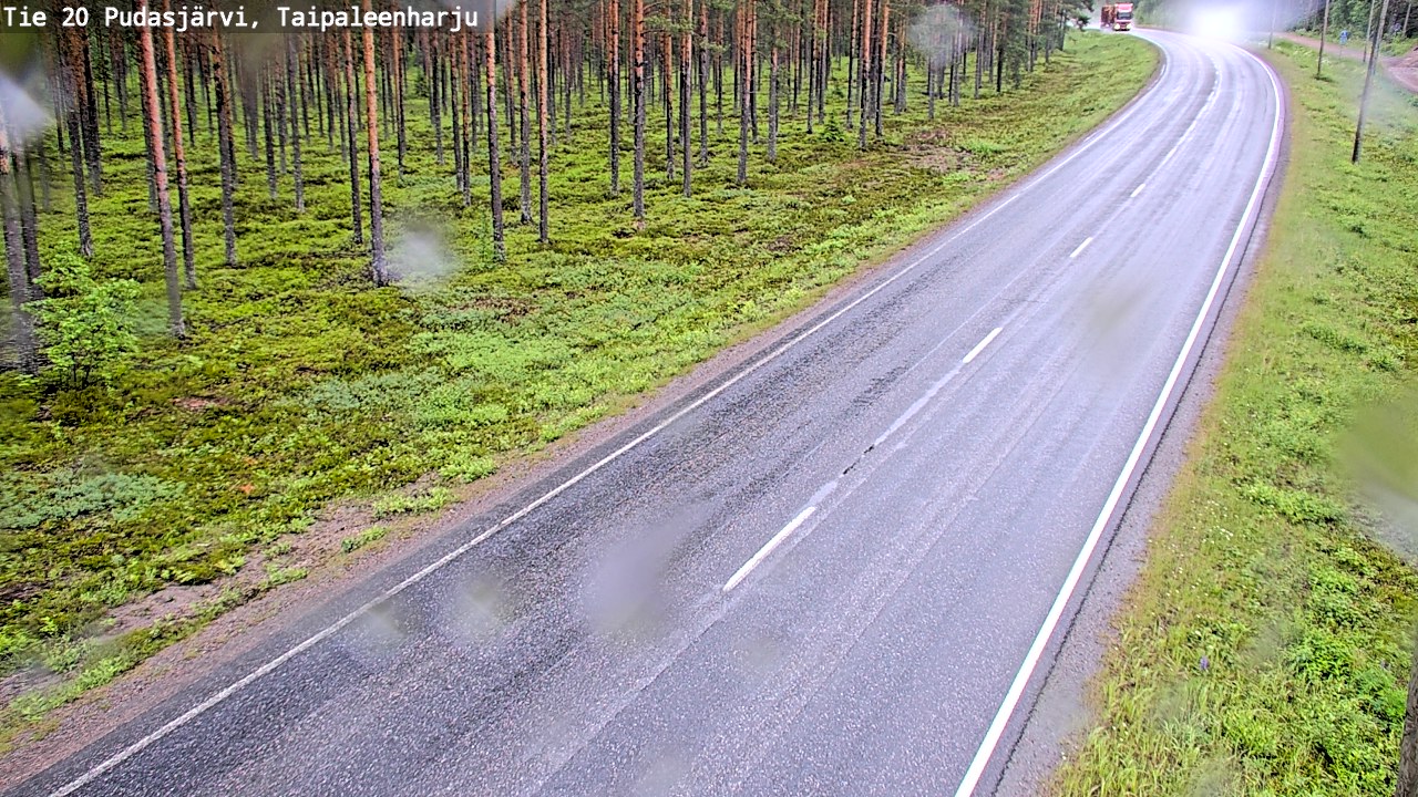 Kelikamerat Kuva Tie 20 Pudasjärvi, Taipaleenharju, Pudasjärvi, Pohjois-Pohjanmaa