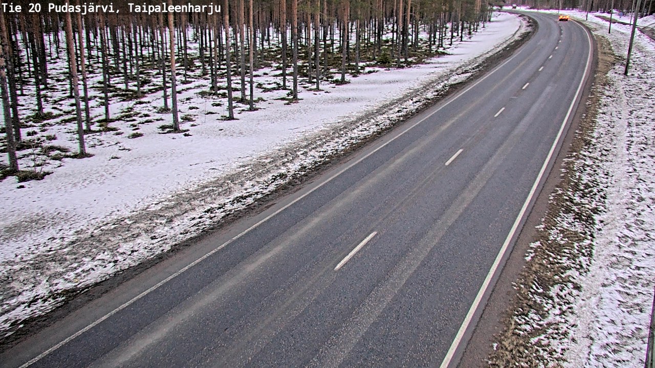 Kelikamerat Kuva Tie 20 Pudasjärvi, Taipaleenharju, Pudasjärvi, Pohjois-Pohjanmaa