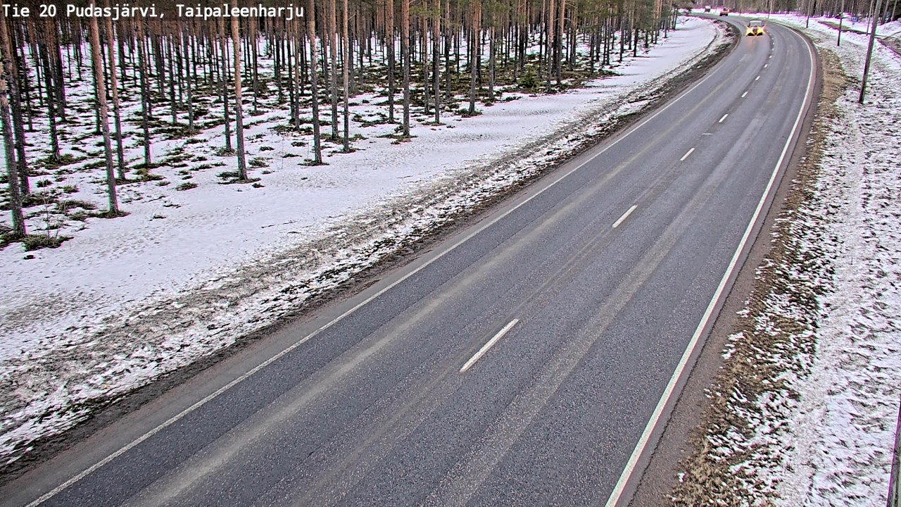 Kelikamerat Kuva Tie 20 Pudasjärvi, Taipaleenharju, Pudasjärvi, Pohjois-Pohjanmaa