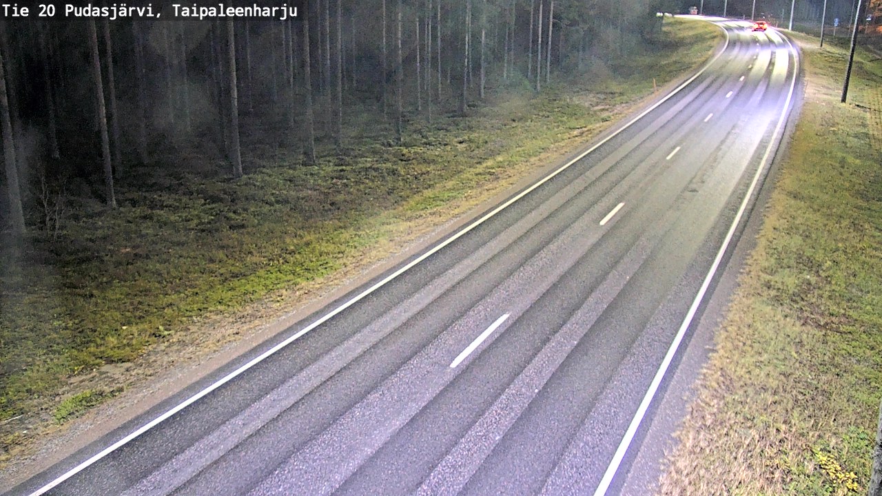 Kelikamerat Kuva Tie 20 Pudasjärvi, Taipaleenharju, Pudasjärvi, Pohjois-Pohjanmaa