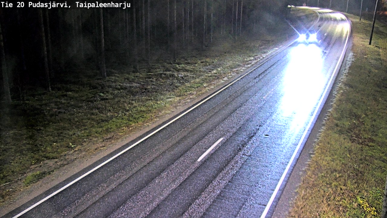 Kelikamerat Kuva Tie 20 Pudasjärvi, Taipaleenharju, Pudasjärvi, Pohjois-Pohjanmaa