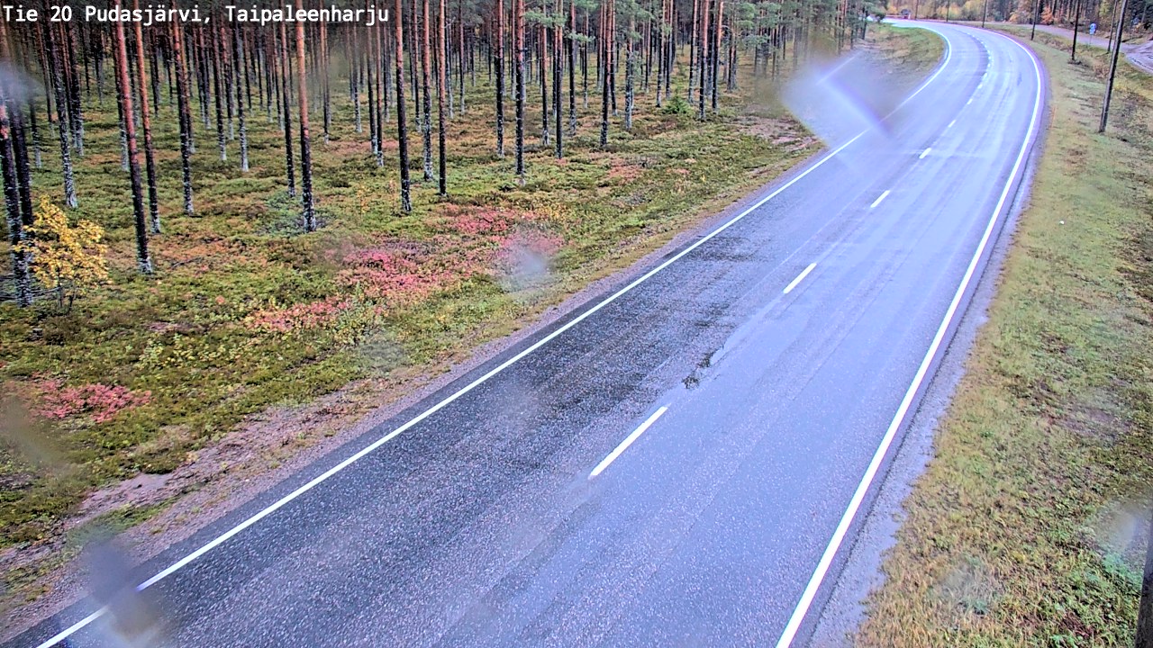 Kelikamerat Kuva Tie 20 Pudasjärvi, Taipaleenharju, Pudasjärvi, Pohjois-Pohjanmaa