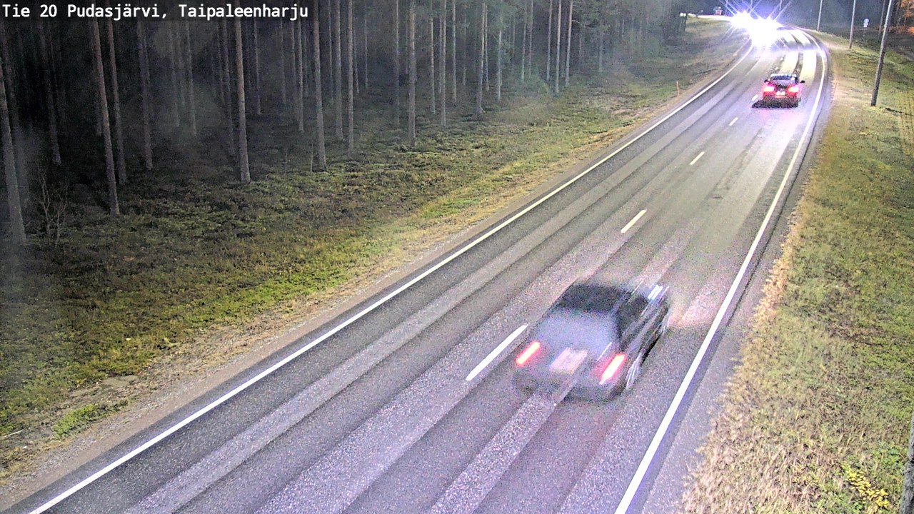 Kelikamerat Kuva Tie 20 Pudasjärvi, Taipaleenharju, Pudasjärvi, Pohjois-Pohjanmaa