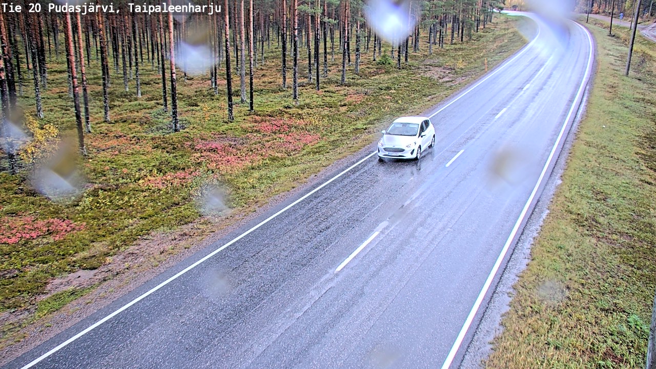 Kelikamerat Kuva Tie 20 Pudasjärvi, Taipaleenharju, Pudasjärvi, Pohjois-Pohjanmaa