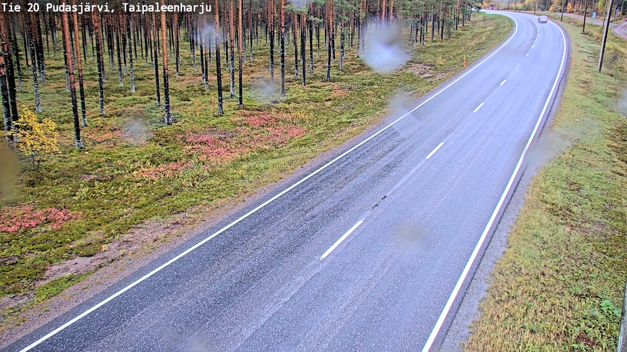 Kelikamerat Kuva Tie 20 Pudasjärvi, Taipaleenharju, Pudasjärvi, Pohjois-Pohjanmaa