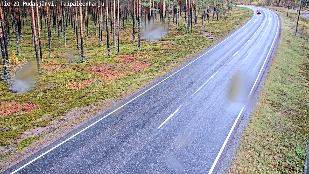 Kelikamerat Kuva Tie 20 Pudasjärvi, Taipaleenharju, Pudasjärvi, Pohjois-Pohjanmaa