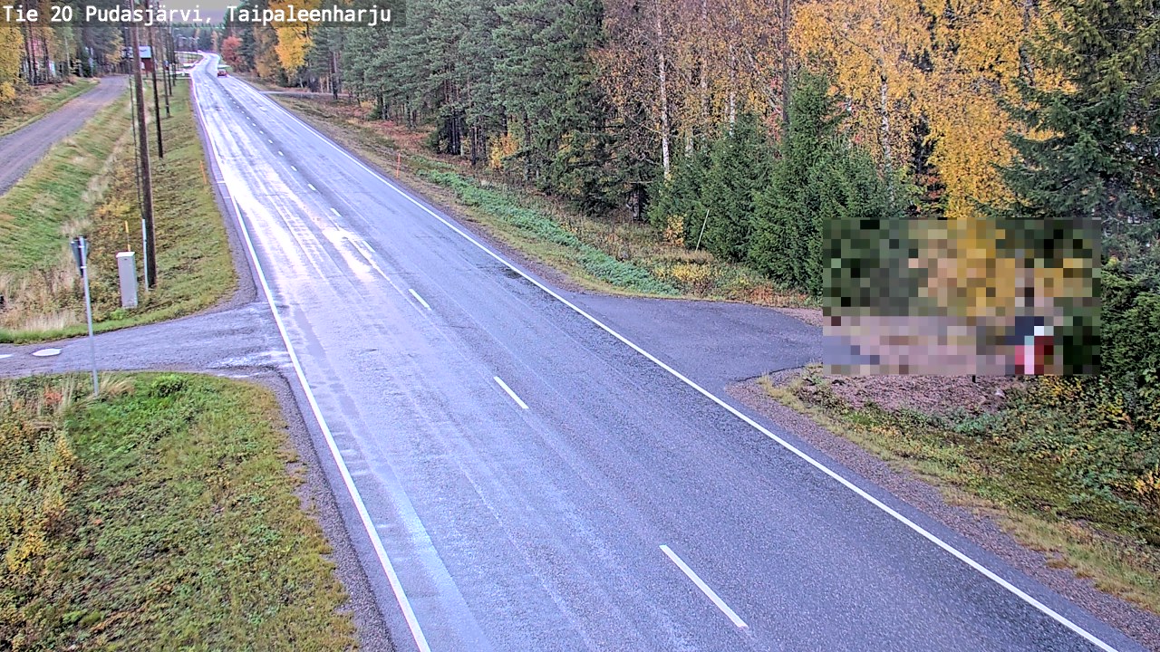 Kelikamerat Kuva Tie 20 Pudasjärvi, Taipaleenharju, Pudasjärvi, Pohjois-Pohjanmaa
