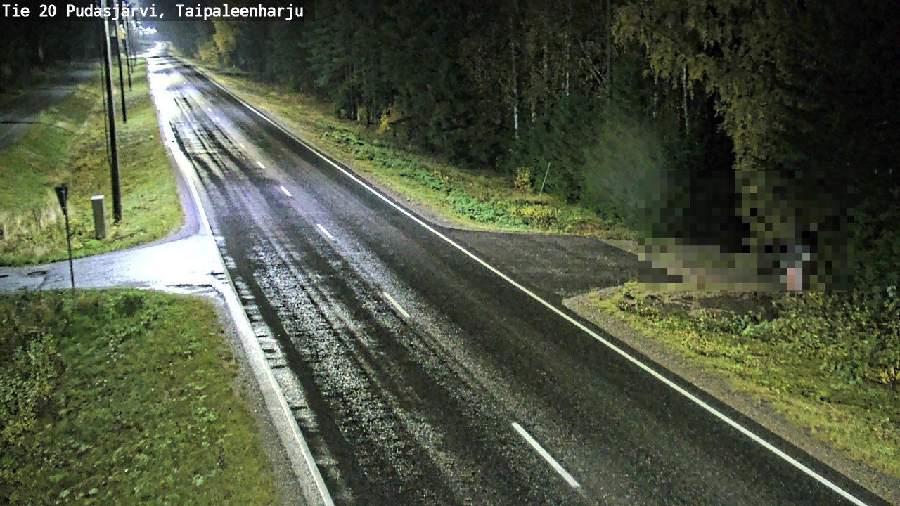 Kelikamerat Kuva Tie 20 Pudasjärvi, Taipaleenharju, Pudasjärvi, Pohjois-Pohjanmaa