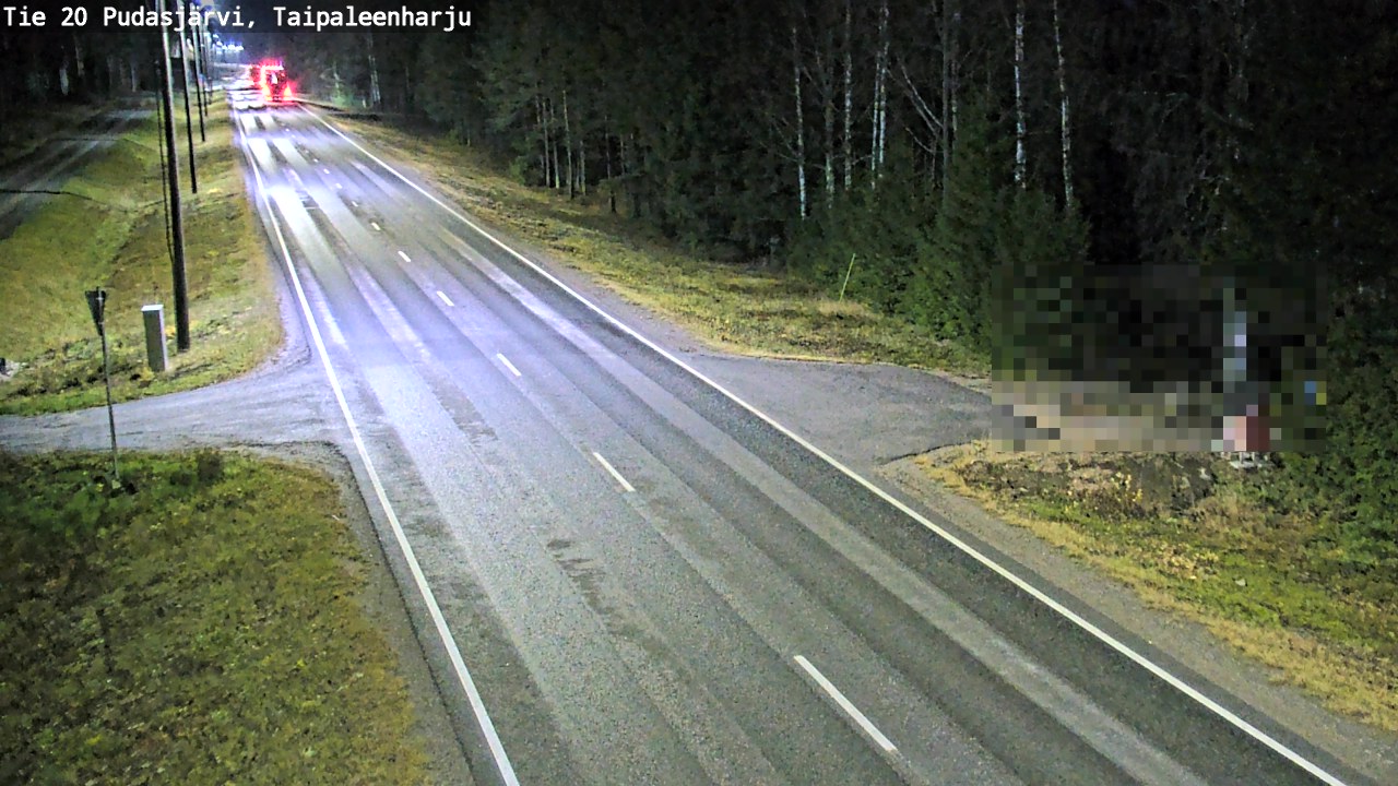 Kelikamerat Kuva Tie 20 Pudasjärvi, Taipaleenharju, Pudasjärvi, Pohjois-Pohjanmaa