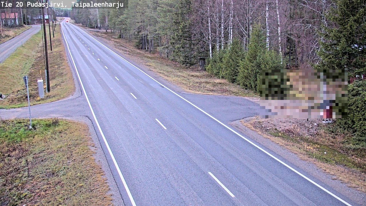 Kelikamerat Kuva Tie 20 Pudasjärvi, Taipaleenharju, Pudasjärvi, Pohjois-Pohjanmaa