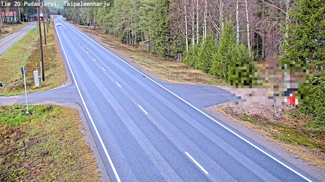 Kelikamerat Kuva Tie 20 Pudasjärvi, Taipaleenharju, Pudasjärvi, Pohjois-Pohjanmaa
