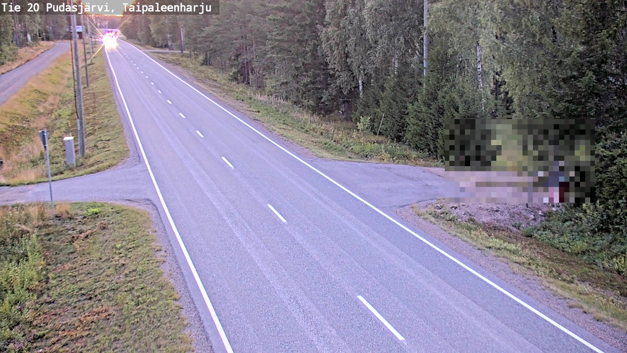 Kelikamerat Kuva Tie 20 Pudasjärvi, Taipaleenharju, Pudasjärvi, Pohjois-Pohjanmaa