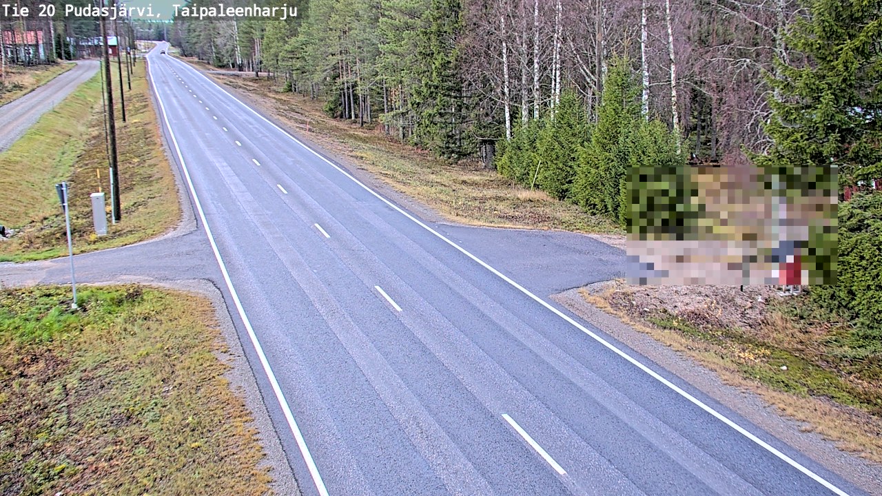 Kelikamerat Kuva Tie 20 Pudasjärvi, Taipaleenharju, Pudasjärvi, Pohjois-Pohjanmaa