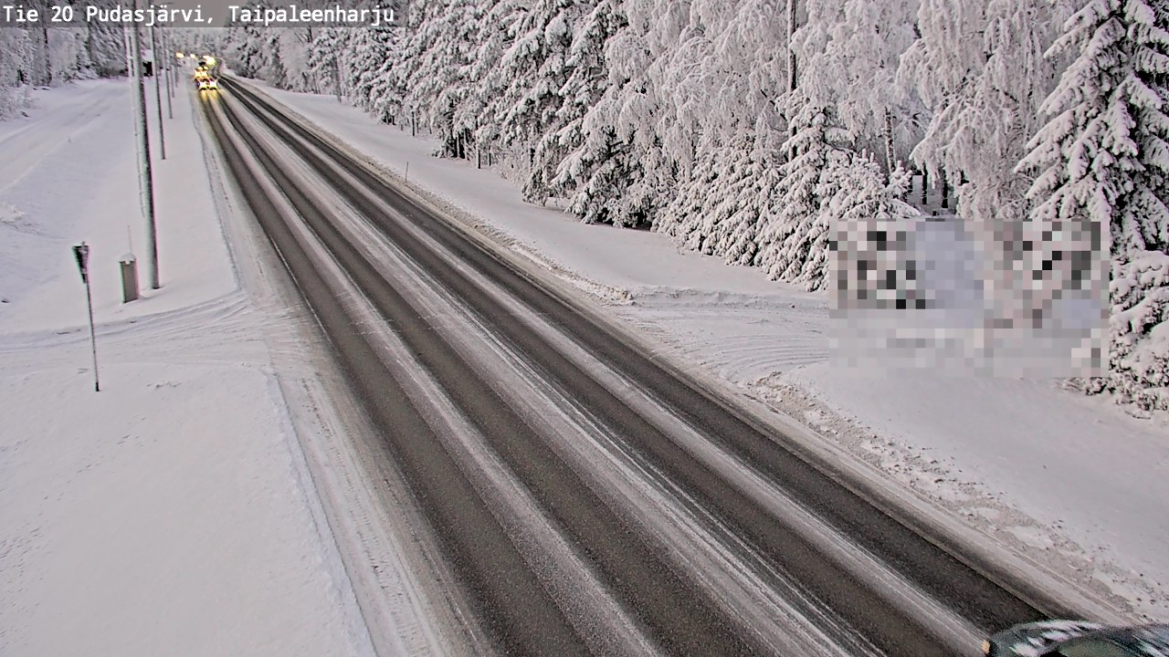 Kelikamerat Kuva Tie 20 Pudasjärvi, Taipaleenharju, Pudasjärvi, Pohjois-Pohjanmaa