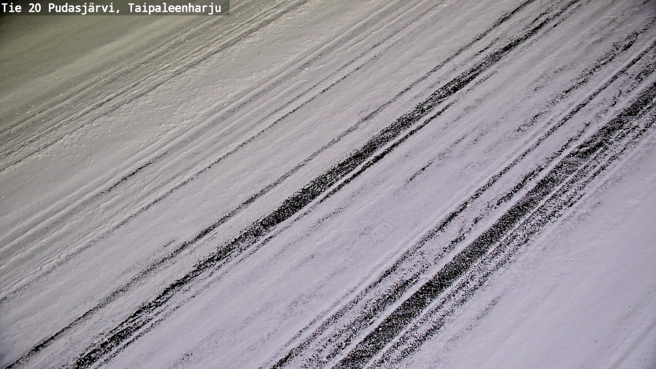 Kelikamerat Kuva Tie 20 Pudasjärvi, Taipaleenharju, Pudasjärvi, Pohjois-Pohjanmaa