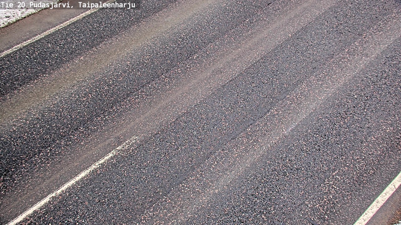 Kelikamerat Kuva Tie 20 Pudasjärvi, Taipaleenharju, Pudasjärvi, Pohjois-Pohjanmaa