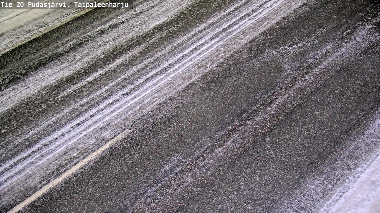 Weather Camera Image Väg 20 Pudasjärvi, Taipaleenharju, Pudasjärvi, Pohjois-Pohjanmaa