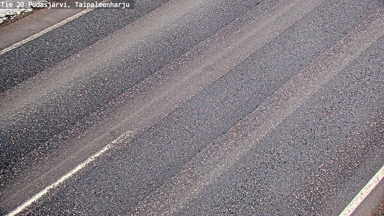 Kelikamerat Kuva Tie 20 Pudasjärvi, Taipaleenharju, Pudasjärvi, Pohjois-Pohjanmaa