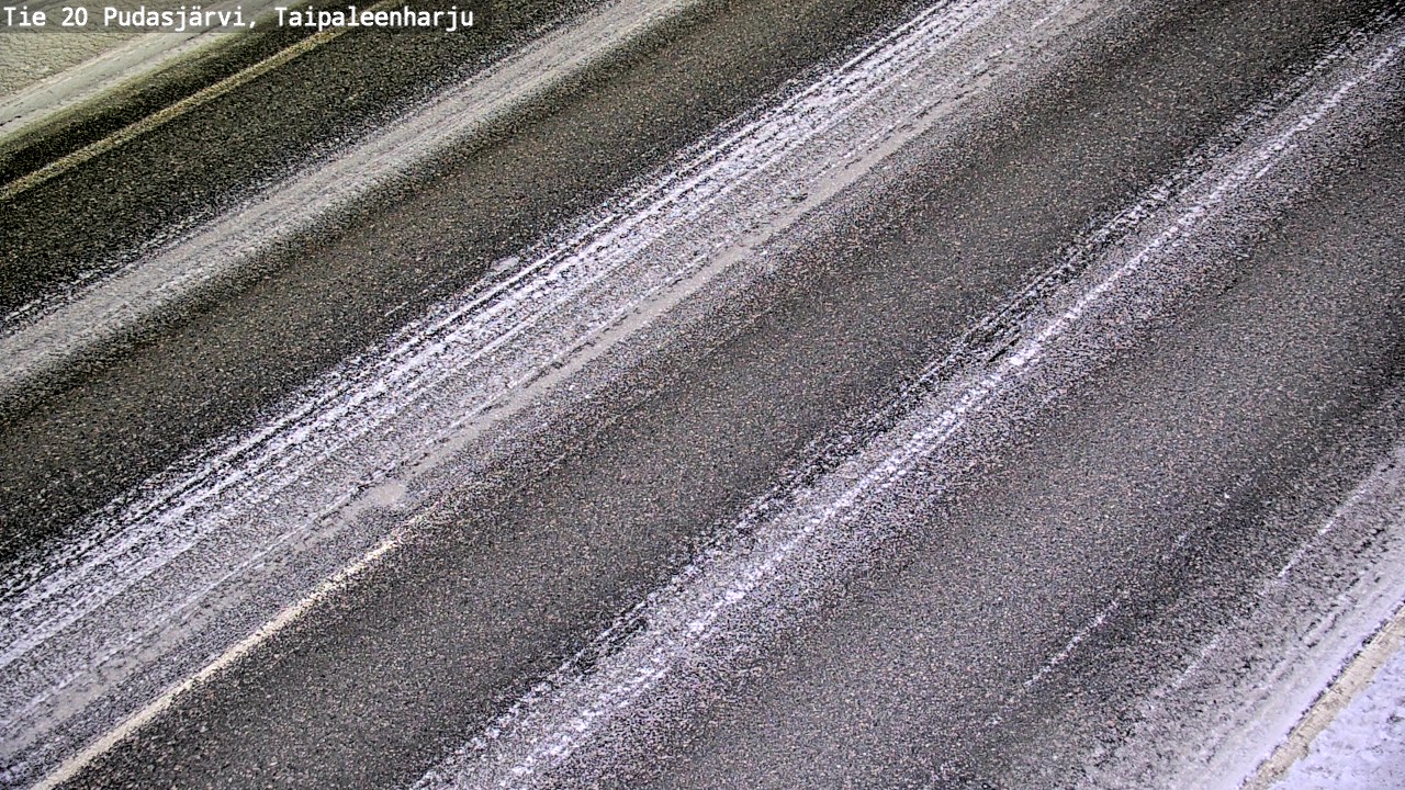 Kelikamerat Kuva Tie 20 Pudasjärvi, Taipaleenharju, Pudasjärvi, Pohjois-Pohjanmaa