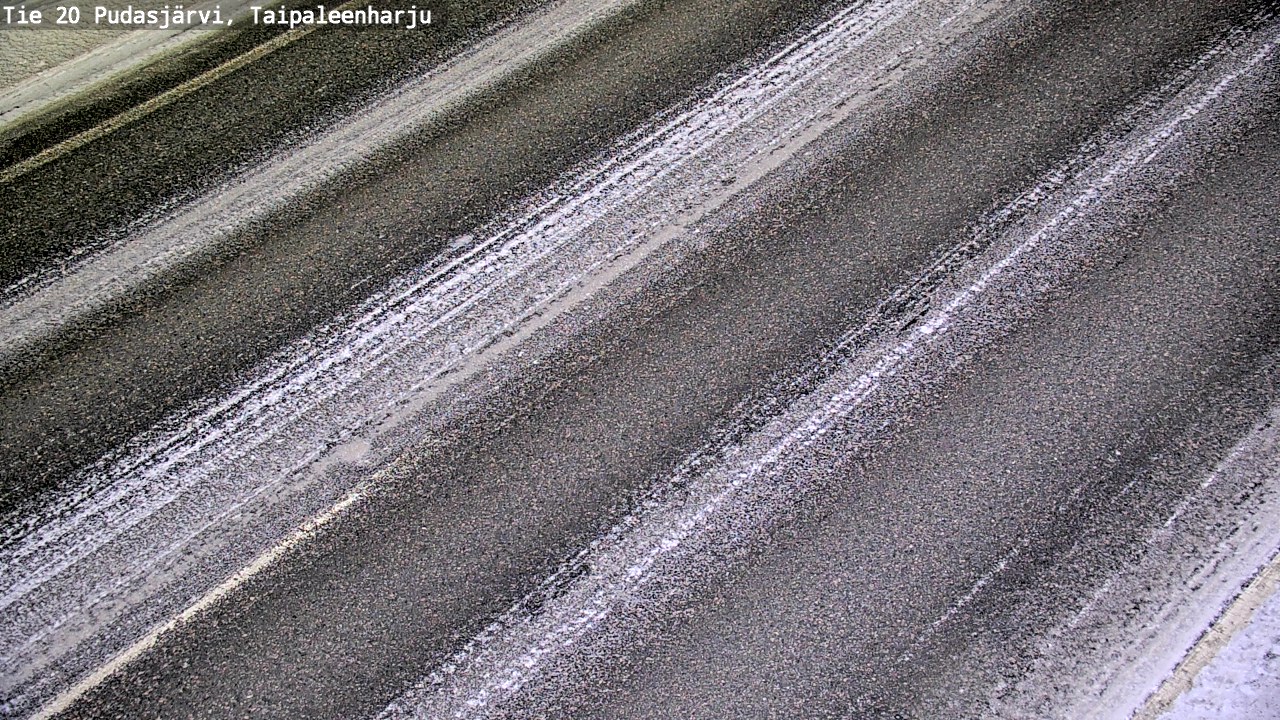 Kelikamerat Kuva Tie 20 Pudasjärvi, Taipaleenharju, Pudasjärvi, Pohjois-Pohjanmaa