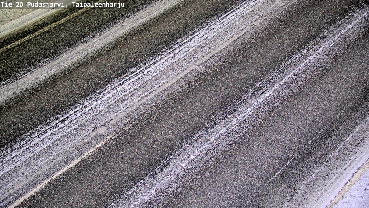 Kelikamerat Kuva Tie 20 Pudasjärvi, Taipaleenharju, Pudasjärvi, Pohjois-Pohjanmaa