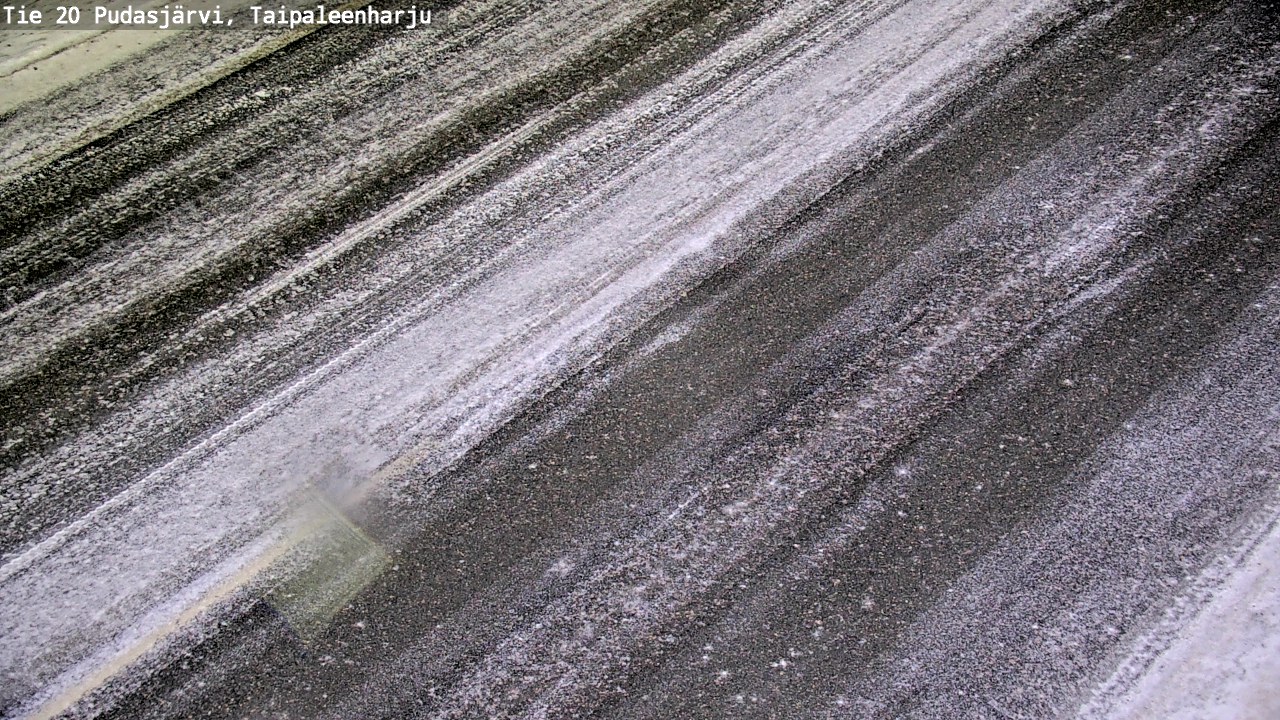 Weather Camera Image Väg 20 Pudasjärvi, Taipaleenharju, Pudasjärvi, Pohjois-Pohjanmaa