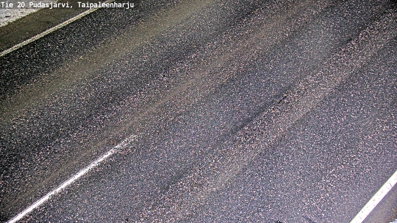 Kelikamerat Kuva Tie 20 Pudasjärvi, Taipaleenharju, Pudasjärvi, Pohjois-Pohjanmaa