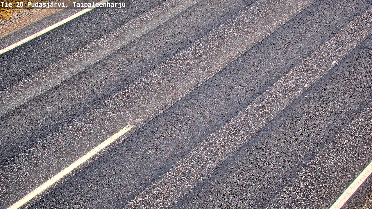 Kelikamerat Kuva Tie 20 Pudasjärvi, Taipaleenharju, Pudasjärvi, Pohjois-Pohjanmaa