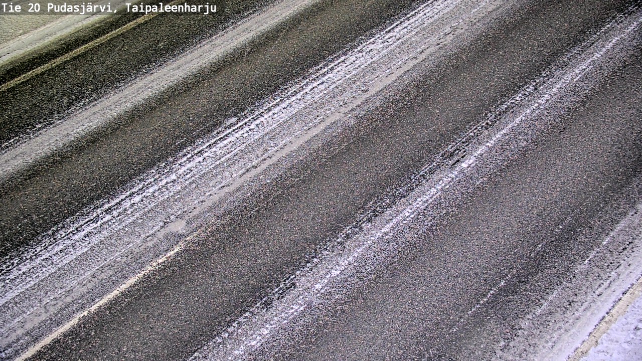 Kelikamerat Kuva Tie 20 Pudasjärvi, Taipaleenharju, Pudasjärvi, Pohjois-Pohjanmaa