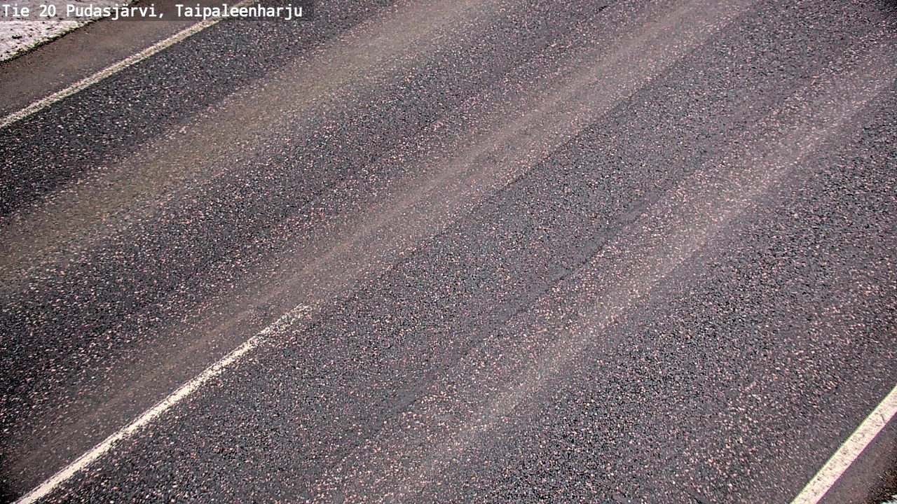Kelikamerat Kuva Tie 20 Pudasjärvi, Taipaleenharju, Pudasjärvi, Pohjois-Pohjanmaa