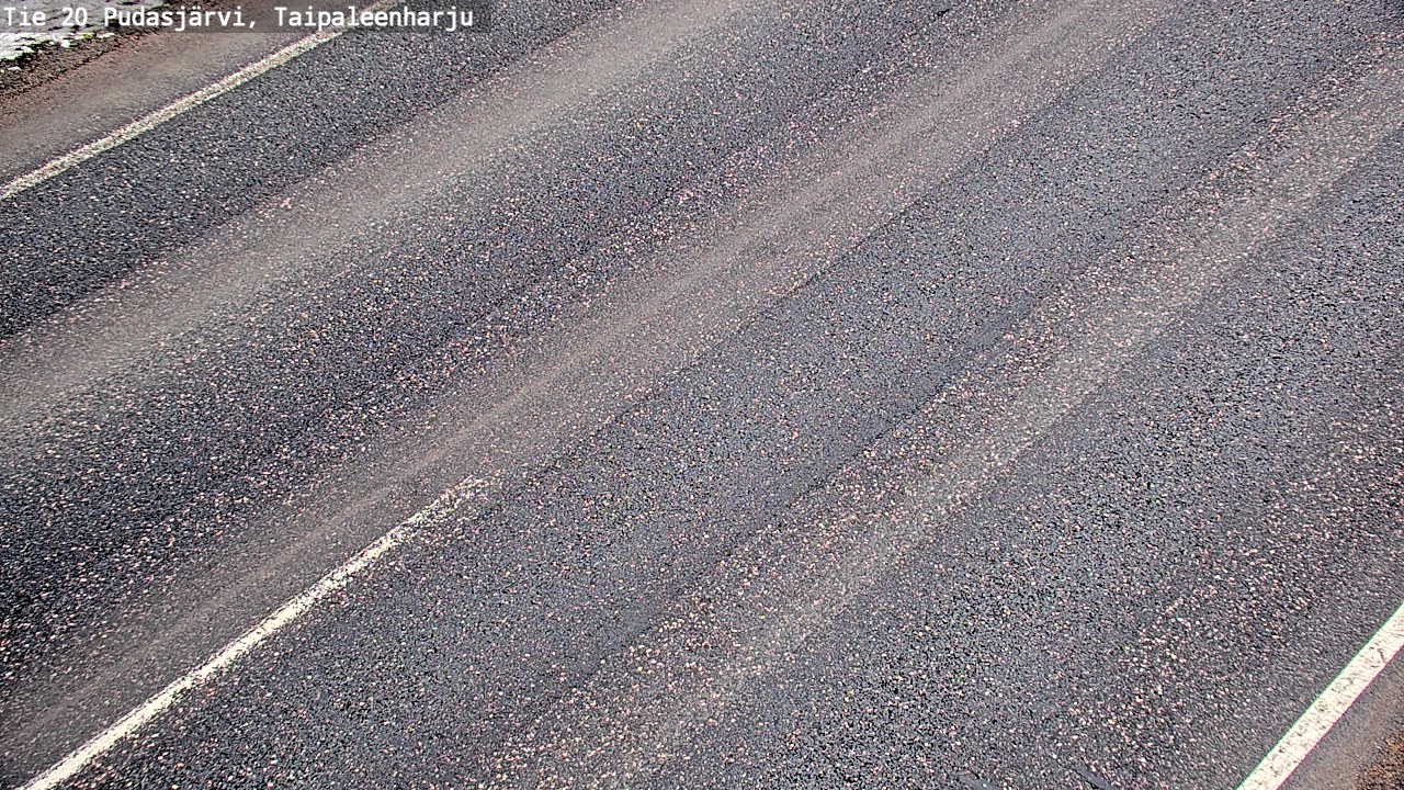 Kelikamerat Kuva Tie 20 Pudasjärvi, Taipaleenharju, Pudasjärvi, Pohjois-Pohjanmaa