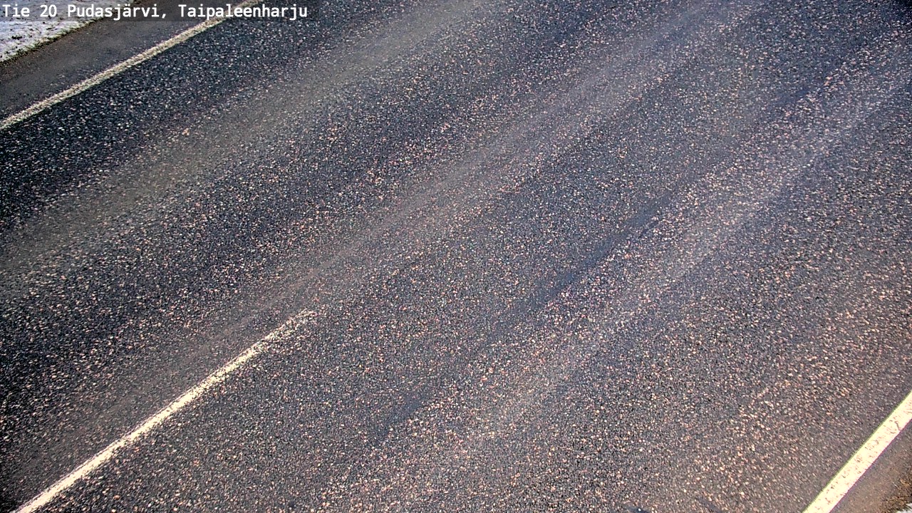 Kelikamerat Kuva Tie 20 Pudasjärvi, Taipaleenharju, Pudasjärvi, Pohjois-Pohjanmaa