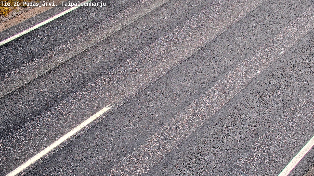 Kelikamerat Kuva Tie 20 Pudasjärvi, Taipaleenharju, Pudasjärvi, Pohjois-Pohjanmaa