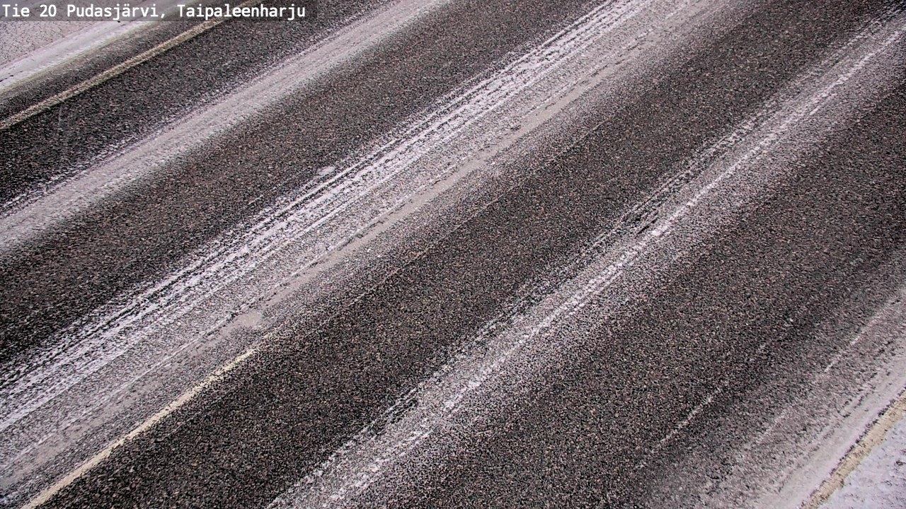 Kelikamerat Kuva Tie 20 Pudasjärvi, Taipaleenharju, Pudasjärvi, Pohjois-Pohjanmaa