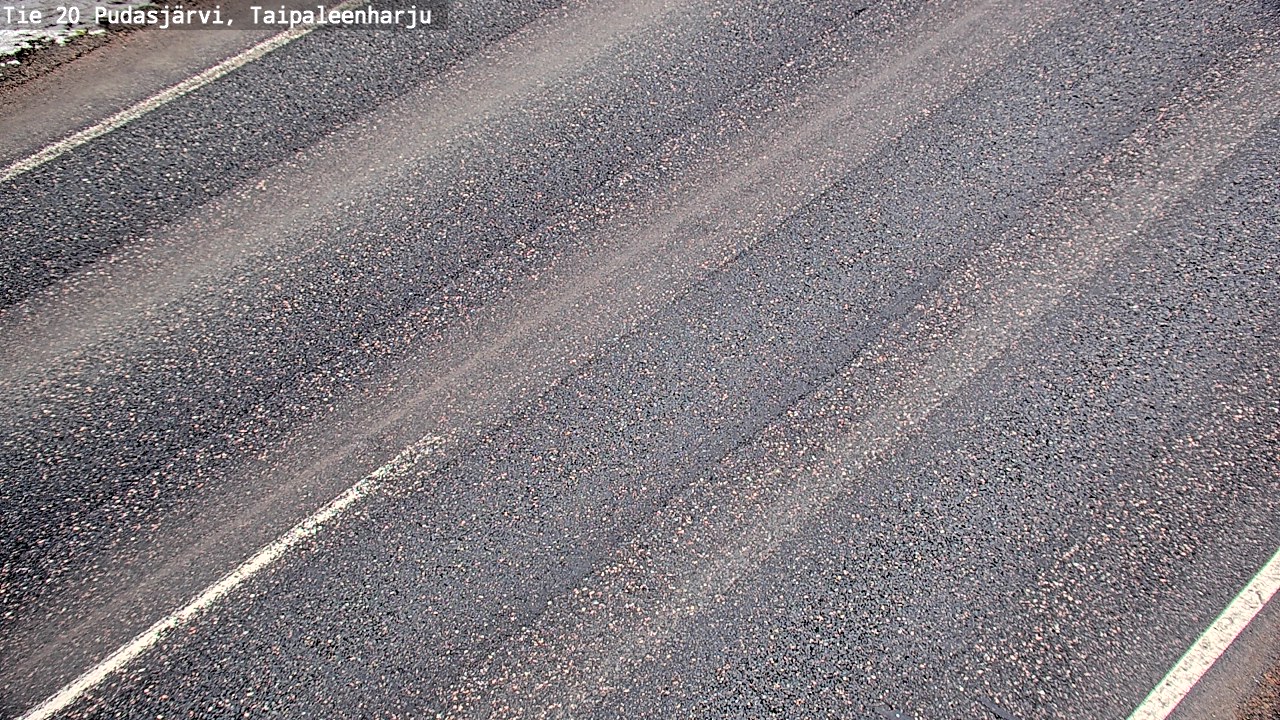 Kelikamerat Kuva Tie 20 Pudasjärvi, Taipaleenharju, Pudasjärvi, Pohjois-Pohjanmaa