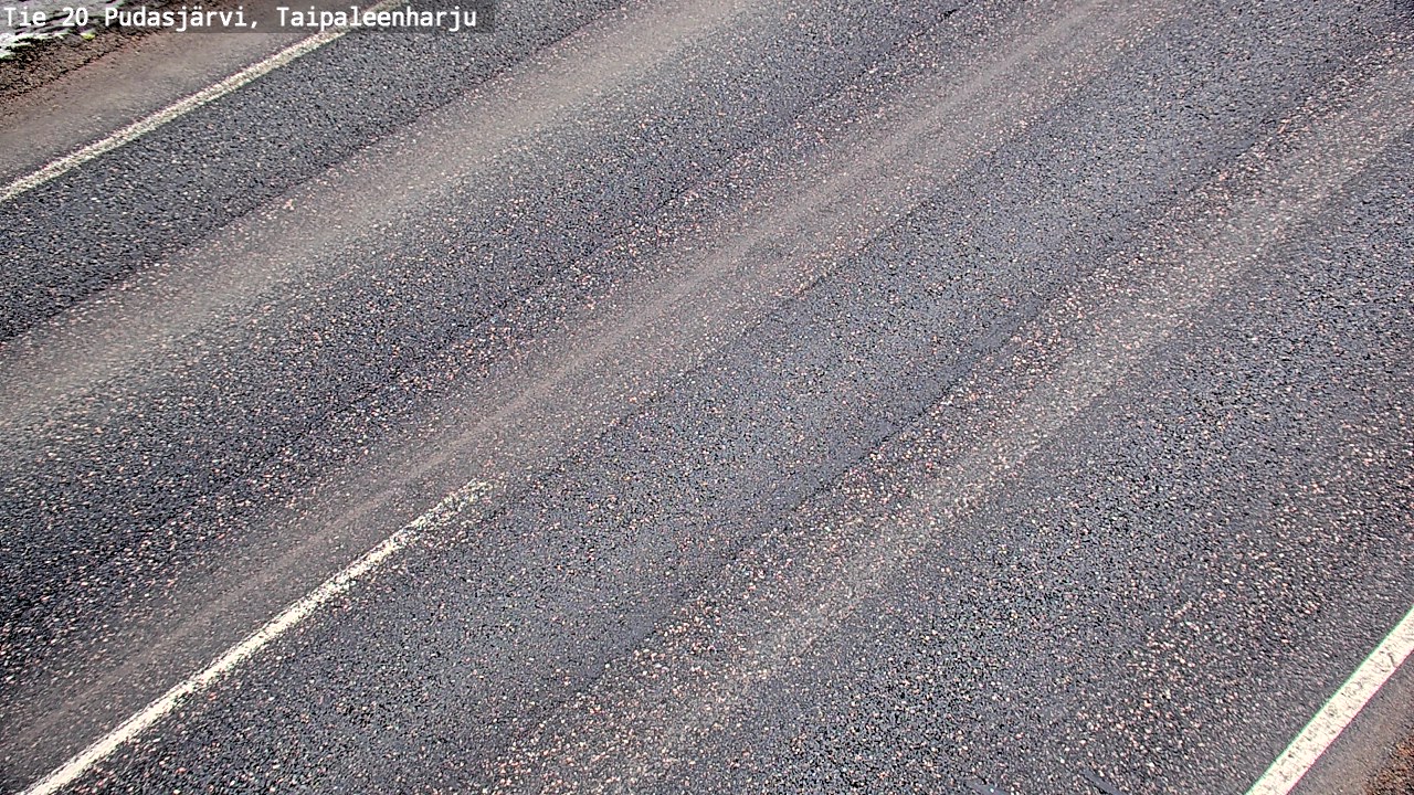 Kelikamerat Kuva Tie 20 Pudasjärvi, Taipaleenharju, Pudasjärvi, Pohjois-Pohjanmaa