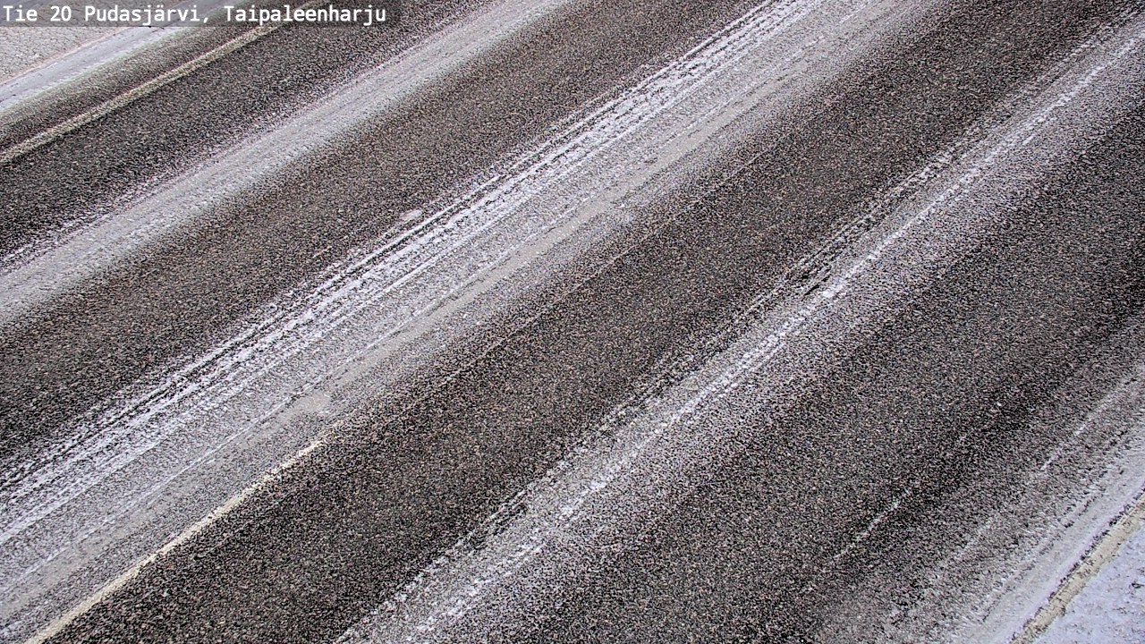 Kelikamerat Kuva Tie 20 Pudasjärvi, Taipaleenharju, Pudasjärvi, Pohjois-Pohjanmaa