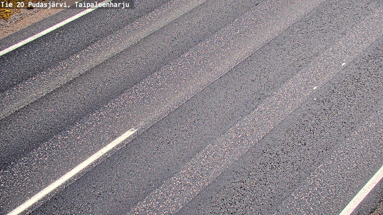 Kelikamerat Kuva Tie 20 Pudasjärvi, Taipaleenharju, Pudasjärvi, Pohjois-Pohjanmaa