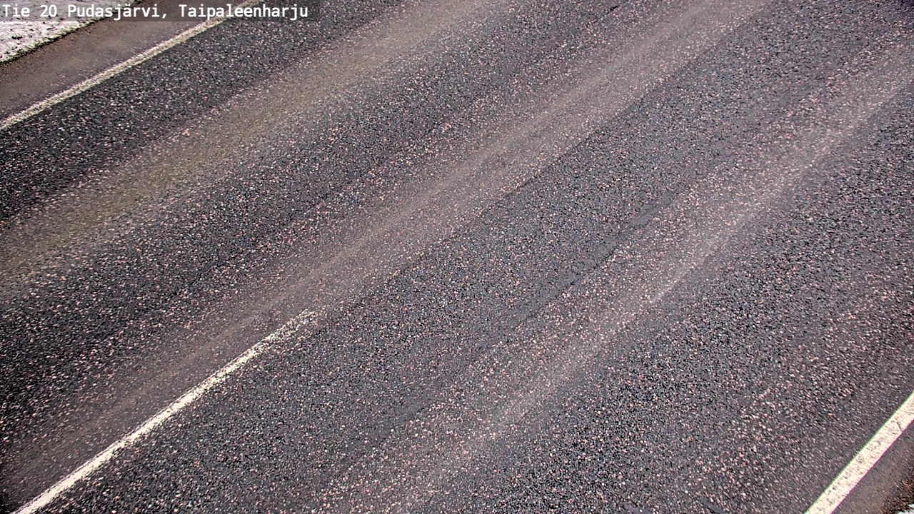 Kelikamerat Kuva Tie 20 Pudasjärvi, Taipaleenharju, Pudasjärvi, Pohjois-Pohjanmaa
