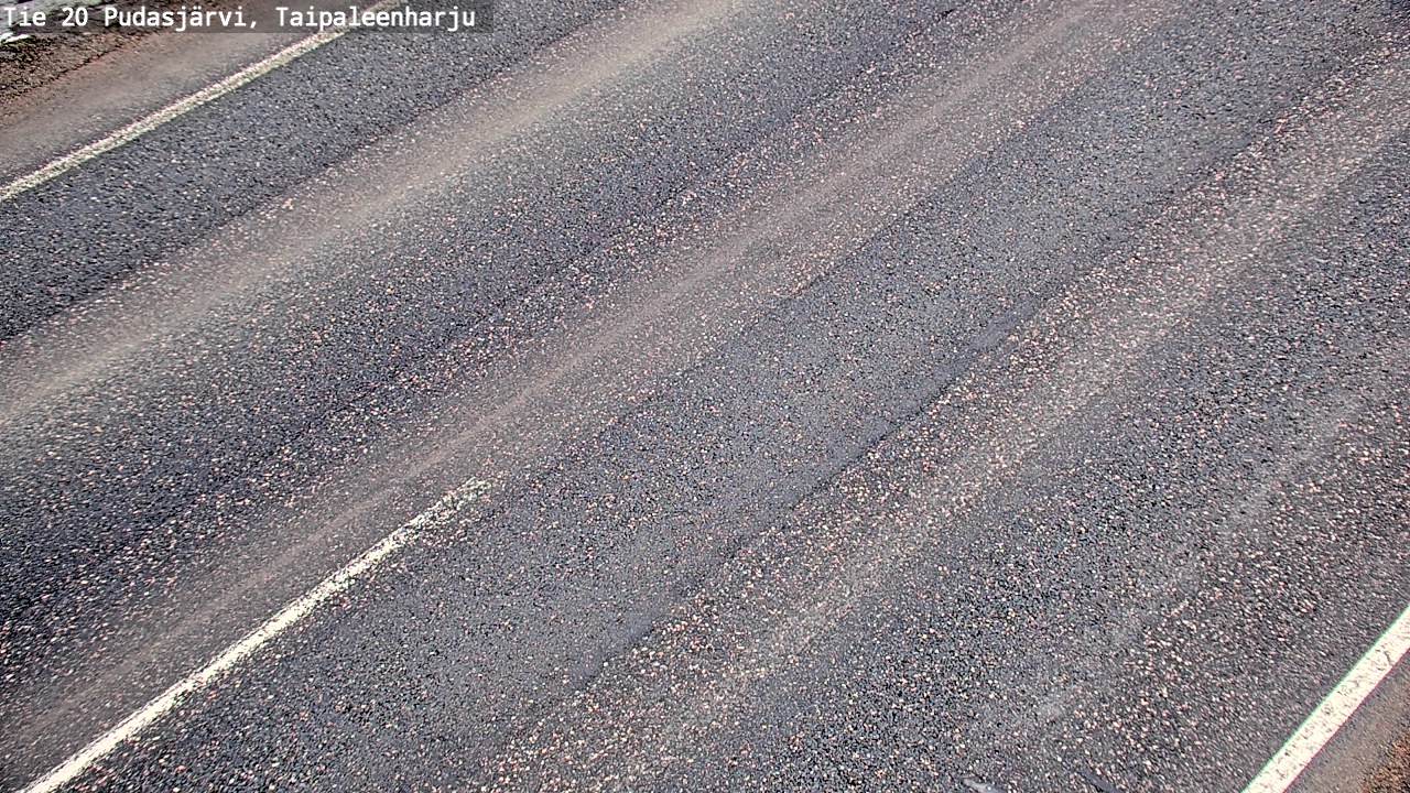 Kelikamerat Kuva Tie 20 Pudasjärvi, Taipaleenharju, Pudasjärvi, Pohjois-Pohjanmaa