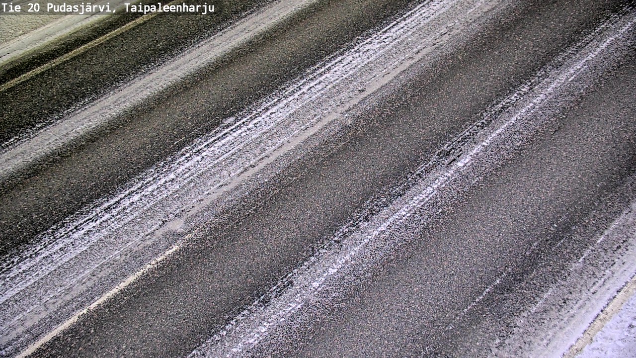Kelikamerat Kuva Tie 20 Pudasjärvi, Taipaleenharju, Pudasjärvi, Pohjois-Pohjanmaa