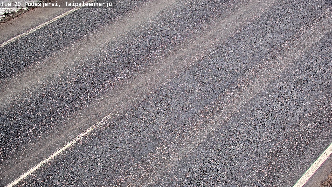Kelikamerat Kuva Tie 20 Pudasjärvi, Taipaleenharju, Pudasjärvi, Pohjois-Pohjanmaa