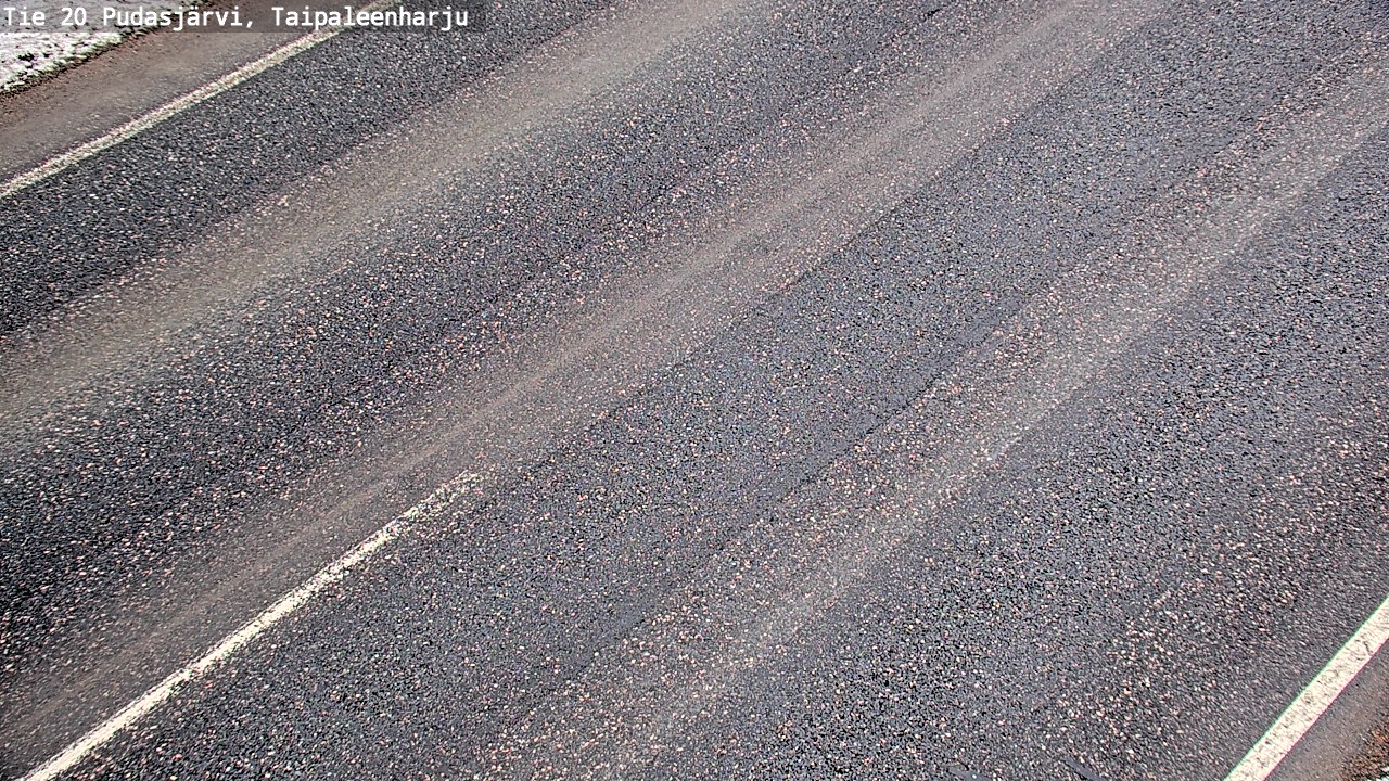 Kelikamerat Kuva Tie 20 Pudasjärvi, Taipaleenharju, Pudasjärvi, Pohjois-Pohjanmaa