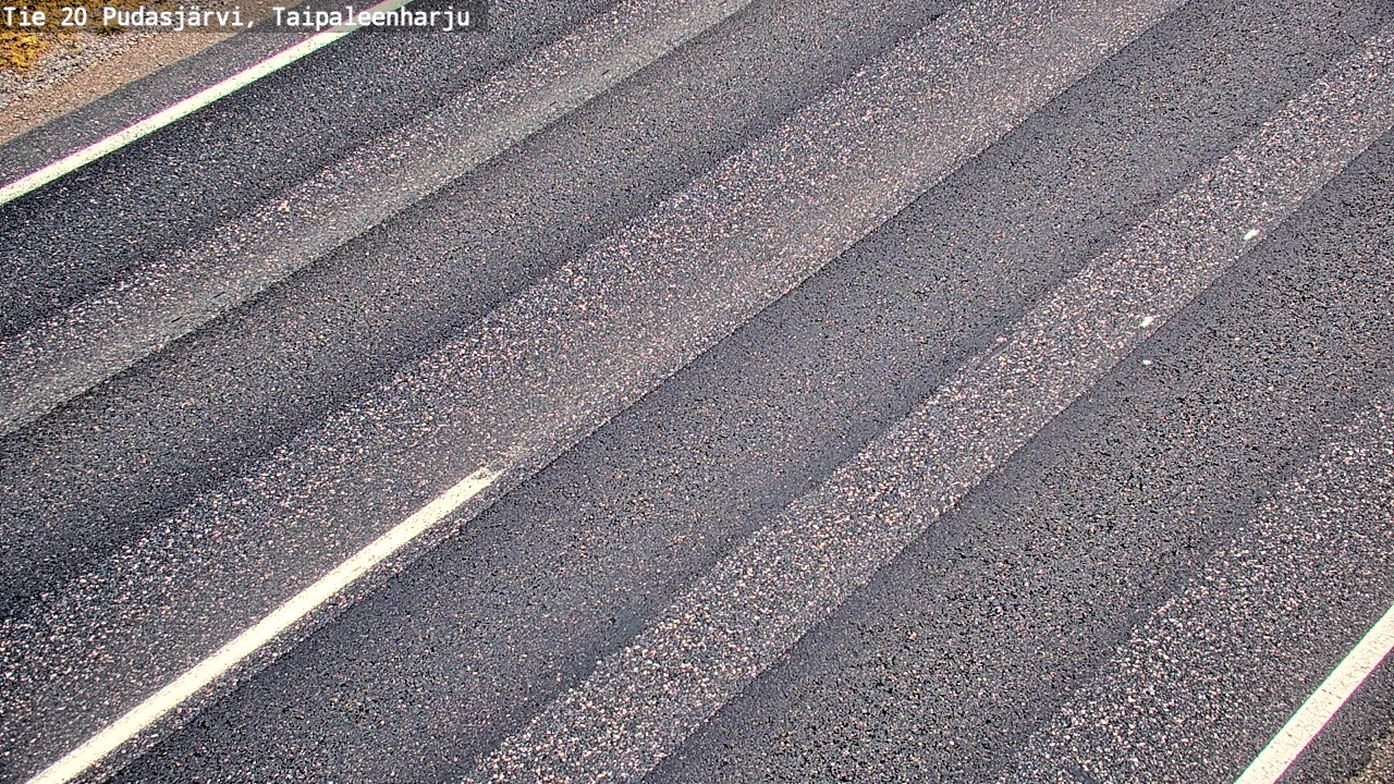 Kelikamerat Kuva Tie 20 Pudasjärvi, Taipaleenharju, Pudasjärvi, Pohjois-Pohjanmaa