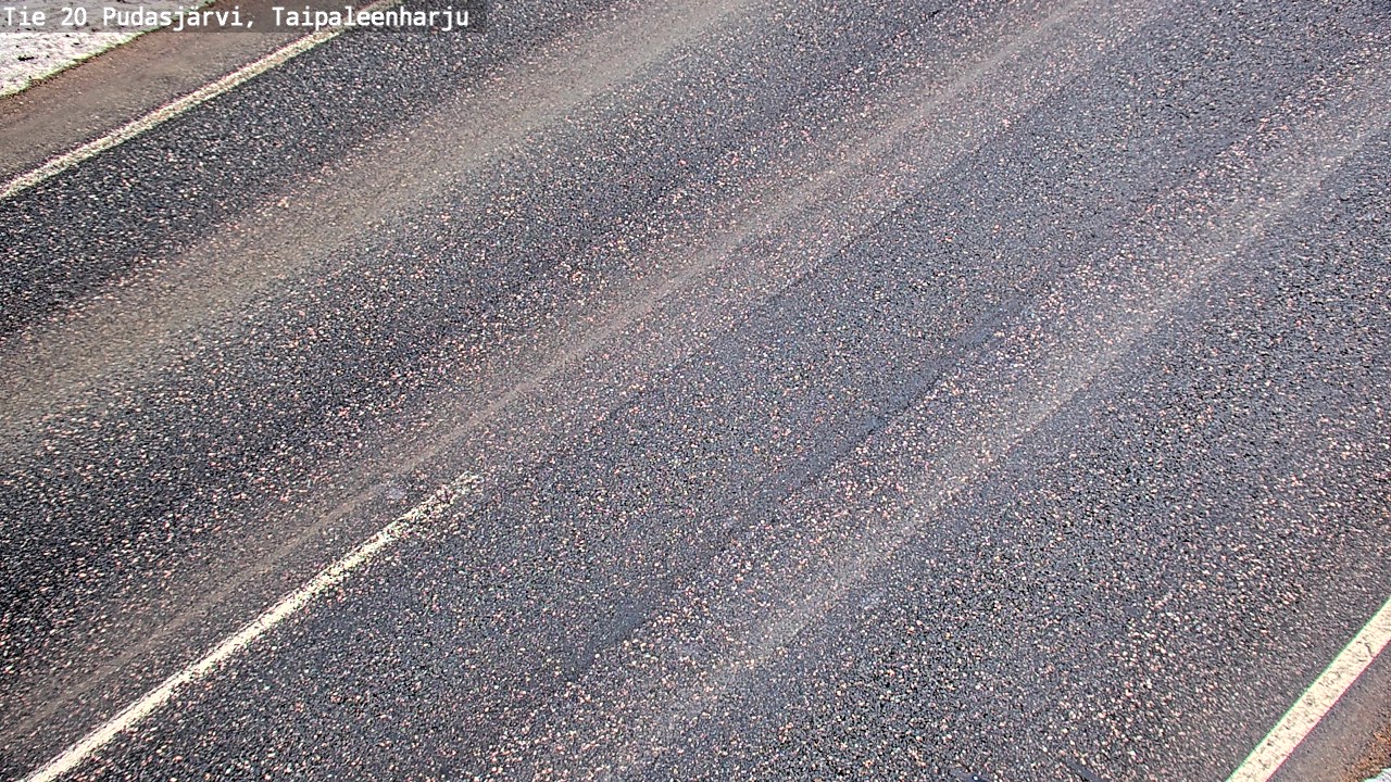 Kelikamerat Kuva Tie 20 Pudasjärvi, Taipaleenharju, Pudasjärvi, Pohjois-Pohjanmaa