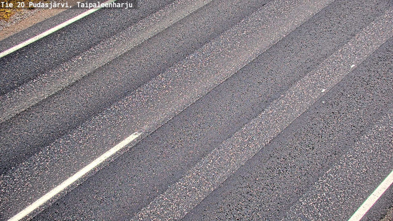Kelikamerat Kuva Tie 20 Pudasjärvi, Taipaleenharju, Pudasjärvi, Pohjois-Pohjanmaa