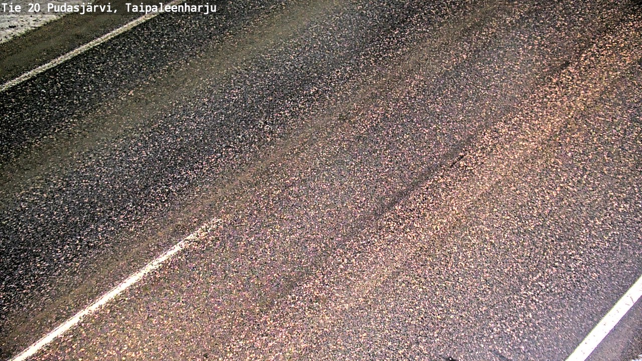 Kelikamerat Kuva Tie 20 Pudasjärvi, Taipaleenharju, Pudasjärvi, Pohjois-Pohjanmaa