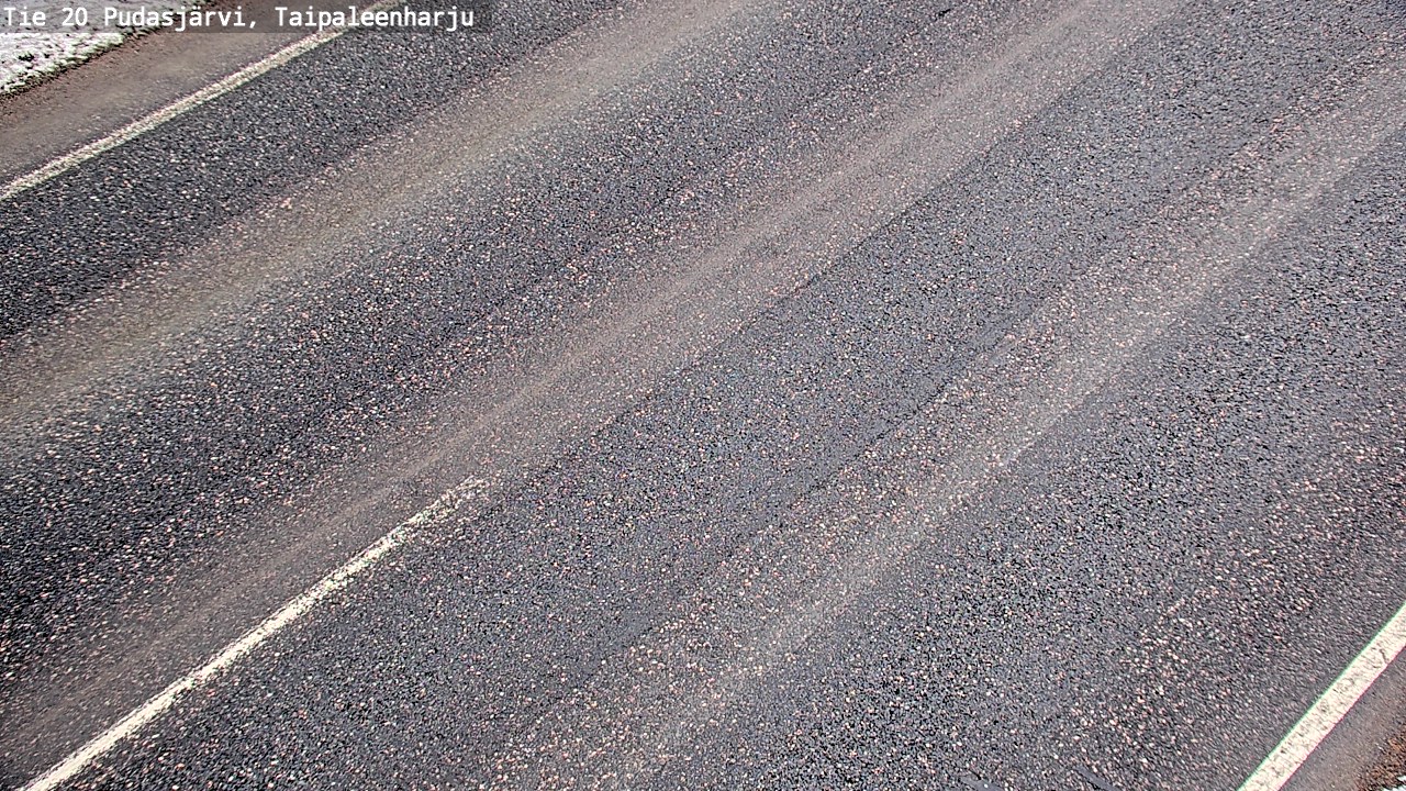 Kelikamerat Kuva Tie 20 Pudasjärvi, Taipaleenharju, Pudasjärvi, Pohjois-Pohjanmaa