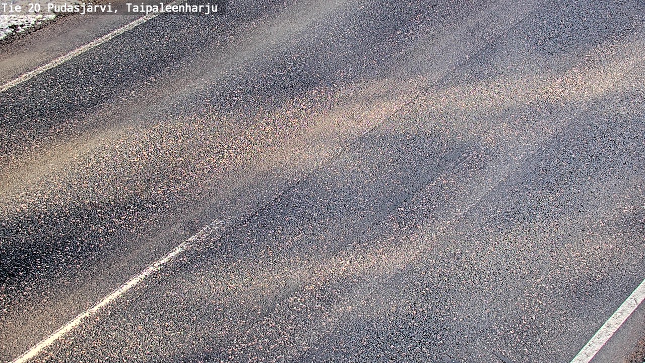 Kelikamerat Kuva Tie 20 Pudasjärvi, Taipaleenharju, Pudasjärvi, Pohjois-Pohjanmaa